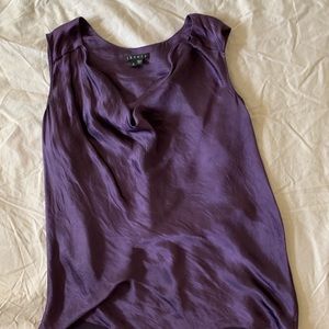 Theory purple sleeveless top
